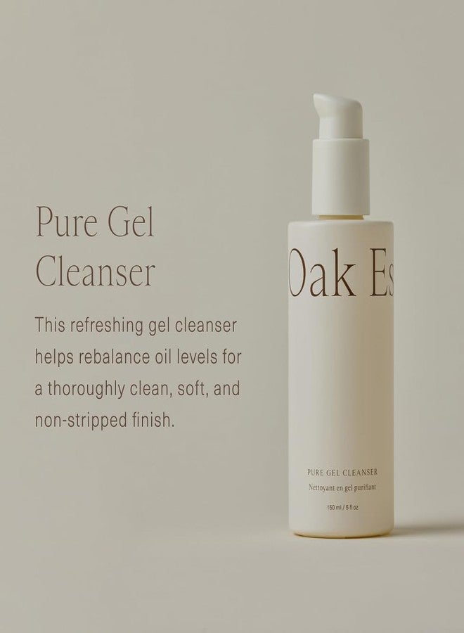 Oak Essentials Pure Gel Cleanser | Clarifying Gel Face Wash with Aloe and Amino Acids | Removes Dirt & Oil Without Drying, 5 Fl Oz - Image 2